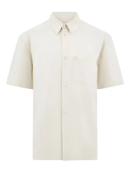 Krátká košile Ferragamo bílá