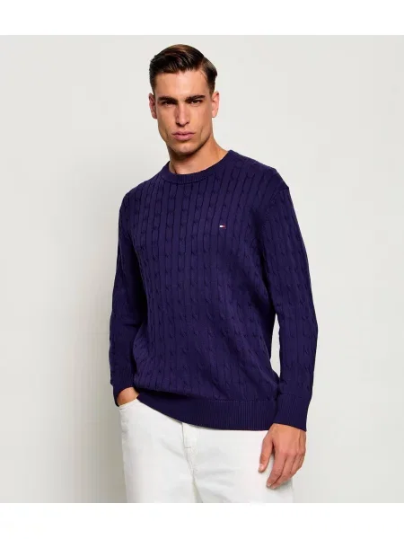 Tommy Hilfiger Pulover Classic violet