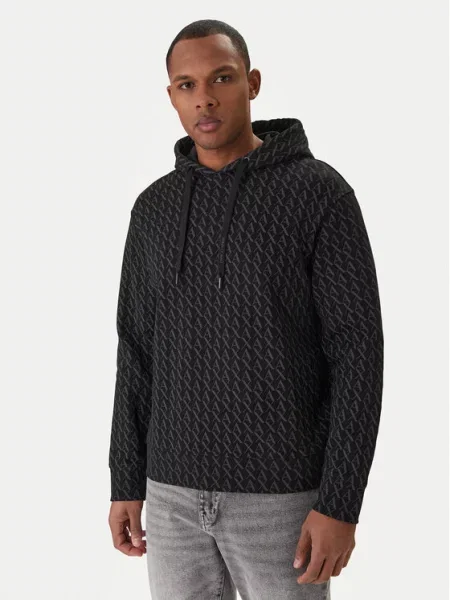 ARMANI EXCHANGE Majica temno siva črna