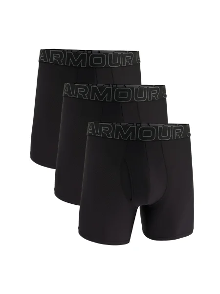 Under Armour Set 3 perechi de boxeri Ua Perf Tech negru