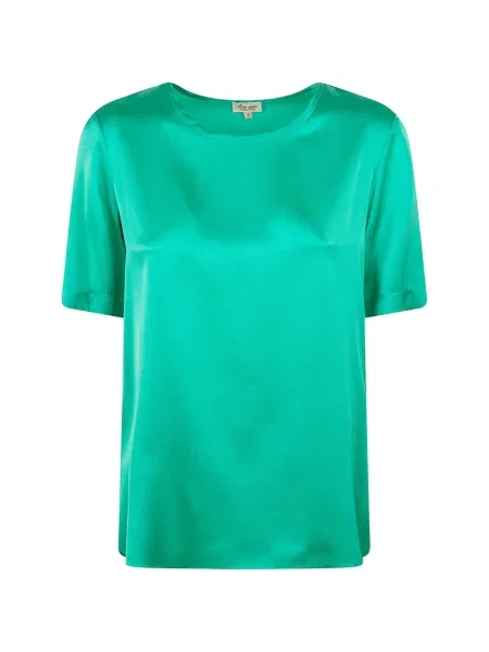 Tricou Her Shirt din satin verde