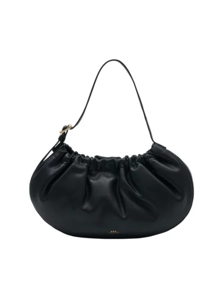 Torebka skórzana A.p.c. czarna