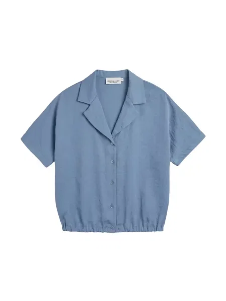 Lniana koszula z lnu Helena Hart niebieska