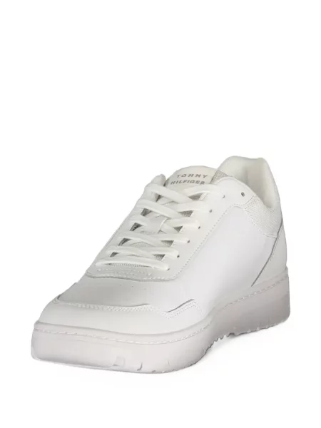 Sneakerși Tommy Hilfiger cu imagine alb
