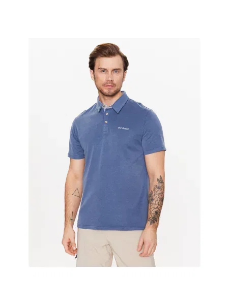 Columbia Polo majica Melson Point Regular Fit modra
