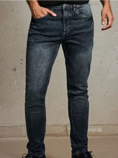 Sinsay Jeansy skinny fit szary