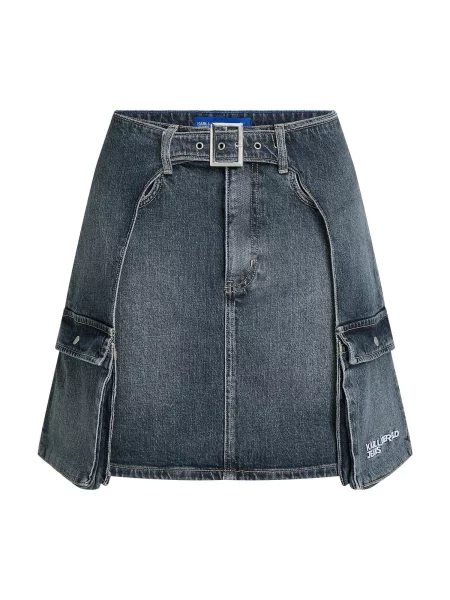 KARL LAGERFELD JEANS Fustă închis albastru