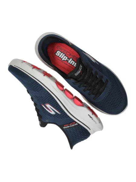 Sneakersy Skechers niebieskie