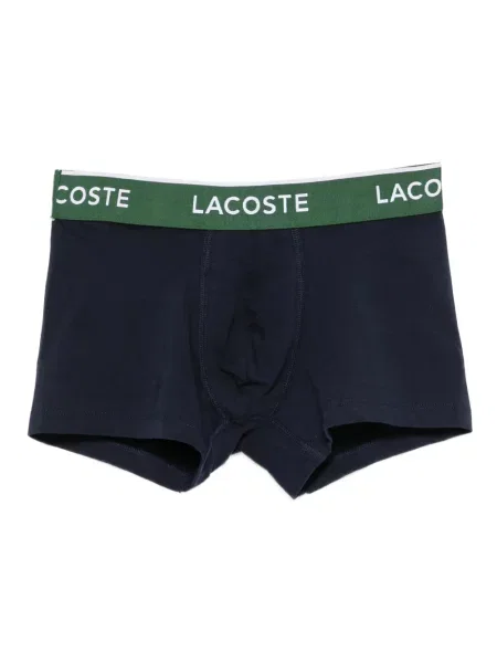 Боксерки Lacoste с автограф синьо