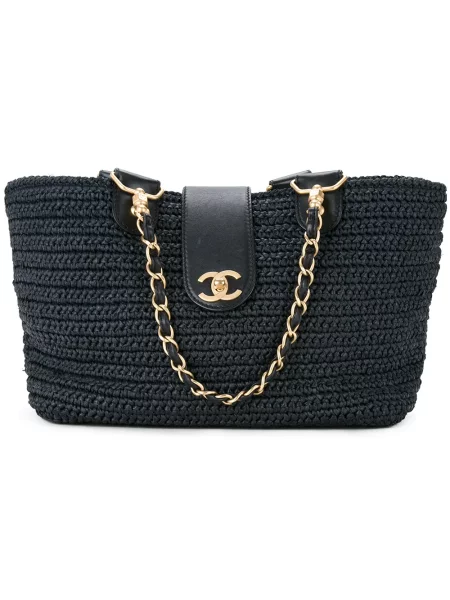 Kabelka Chanel Pre-owned černá