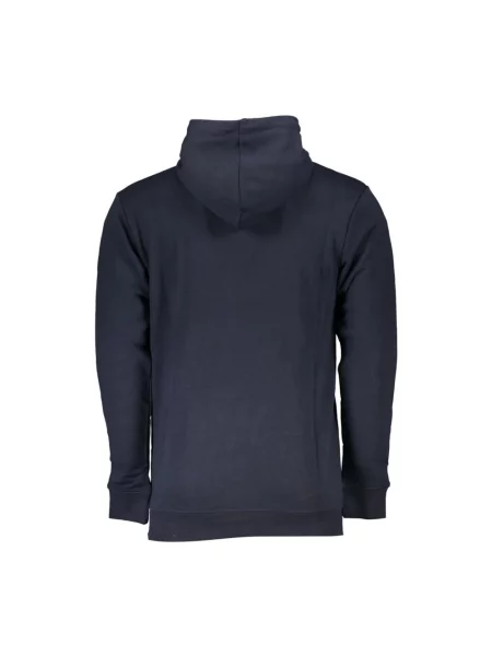 Bluza z kapturem Cavalli Class z kapturem elegancka niebieska