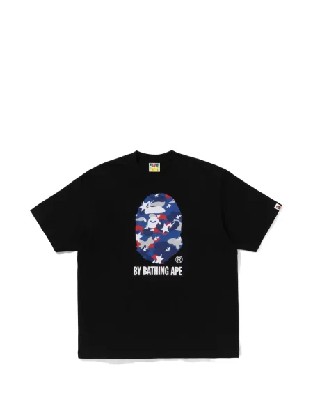 Tricou A Bathing Ape® cu imagine negru