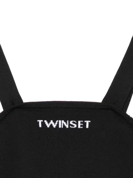Dětské top Twinset černý