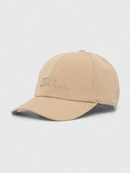 Кепка Jack Wolfskin з аплікацією бежевий