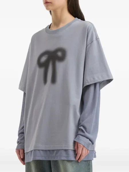 Tricou Tout A Coup cu funde albastru