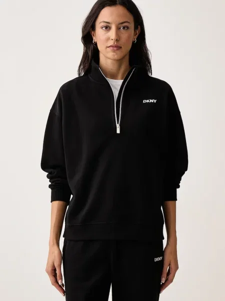 DKNY hanorac pentru femei cu negru