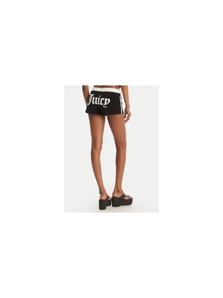 Juicy Couture Sport rövidnadrág Applique Terry fekete