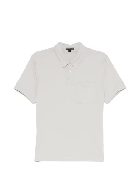Tricou polo James Perse gri