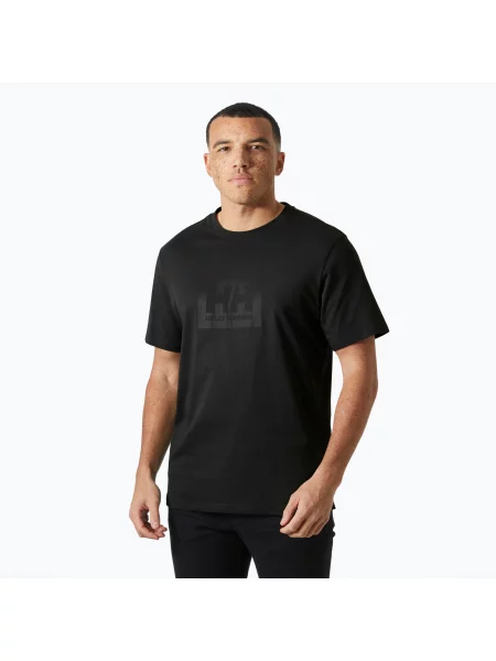 Férfi Helly Hansen Box T póló fekete. Méret: XL fekete