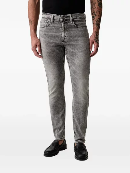 Prugasti ruksak Levi's® visoki struk siva