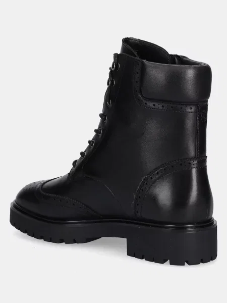 Кожаные ботинки Lauren Ralph Lauren черные