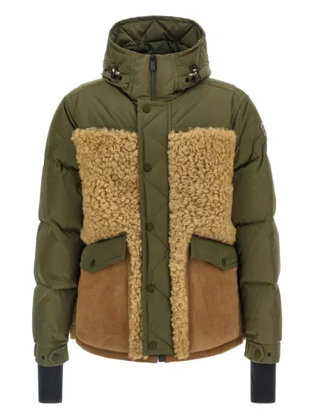 Geacă cu puf Moncler Grenoble verde