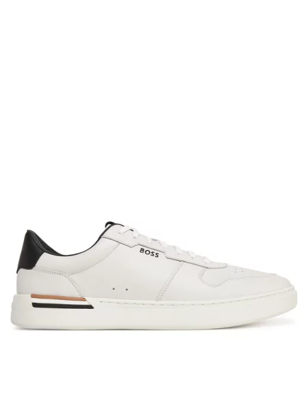 Sneakersy BOSS białe