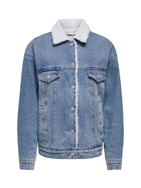 ONLY Geacă de primăvară-toamnă ONLHADDY denim albastru