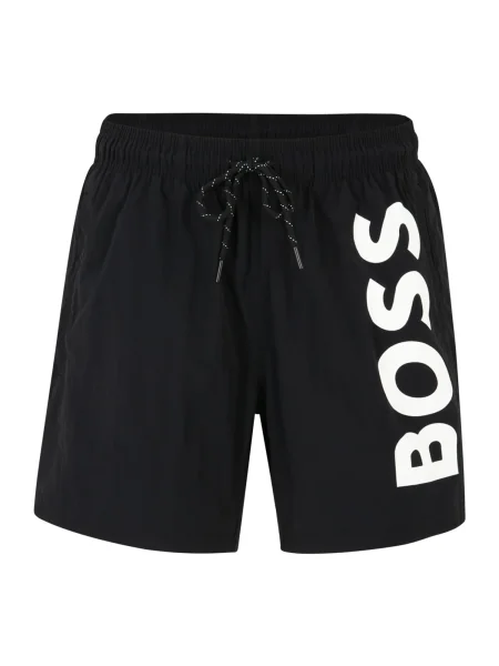 BOSS pantaloni scurti de baie albastru marin negru