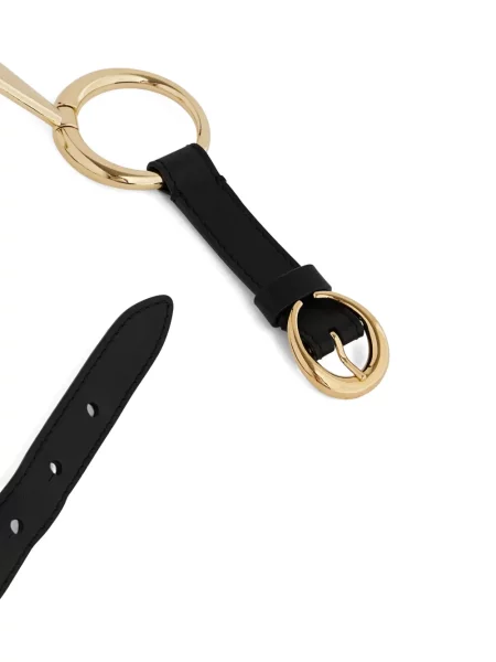 Curea Rabanne din piele negru