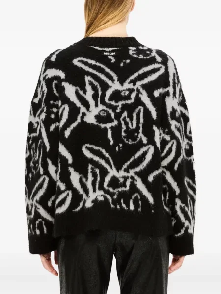 Hanorac Msgm cu imagine negru