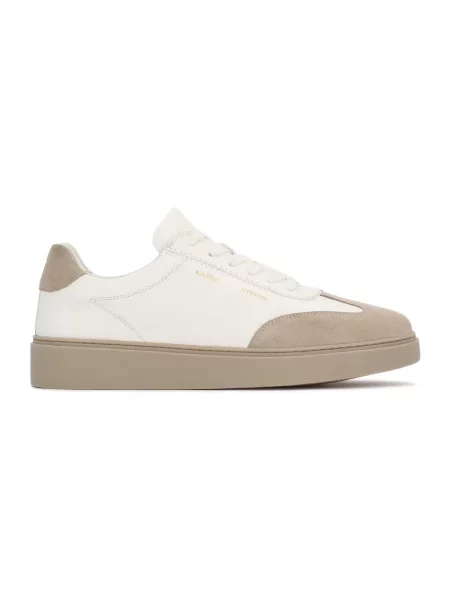 Sneakersy Kazar Studio zamszowe białe