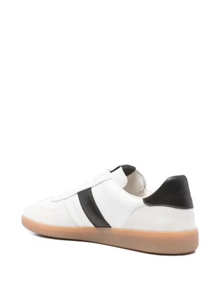 Bőr sneaker Tom Ford fehér