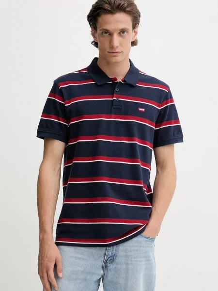 Polo tričko Levi's tmavomodrá