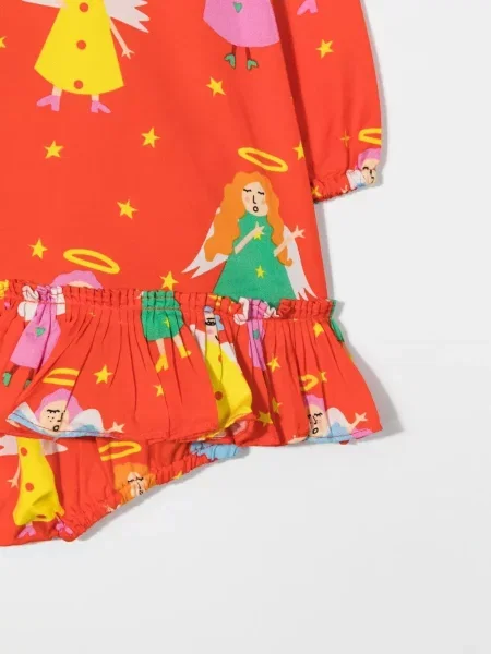 Sukienka dziecięca Stella Mccartney czerwona