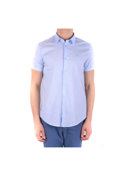 Koszula dżinsowa Armani Jeans niebieska