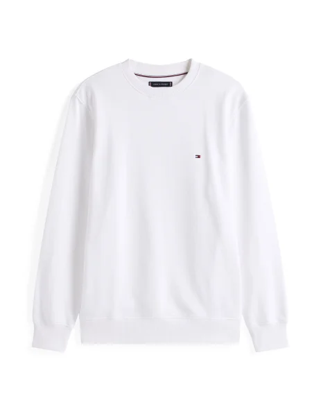 Palton Tommy Hilfiger din material terry alb