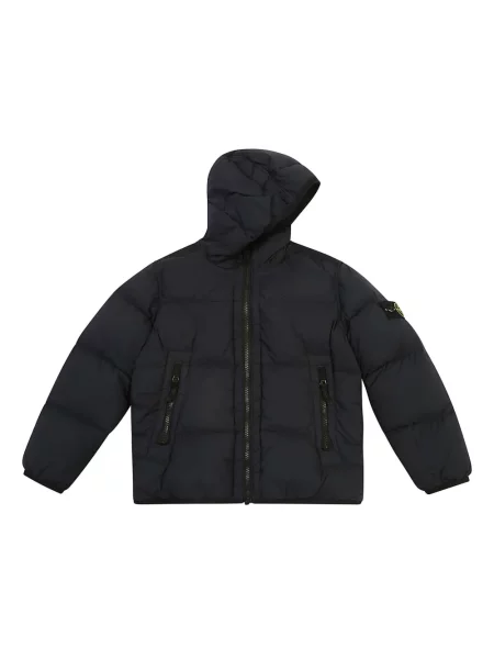 Kurtka dziecięca Stone Island niebieska