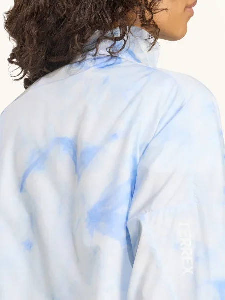Adidas Terrex Kurtka Wiatrówka Multi Spray Dye blau niebieska