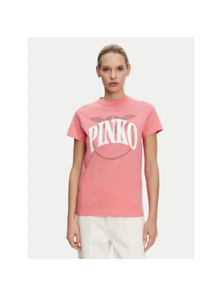 PINKO Marškinėliai Regular Fit rožinė