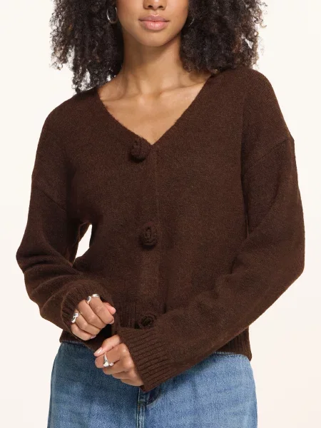 Kardigan Ichi brązowy