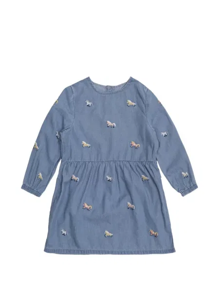 Dětské šaty Stella Mccartney modré