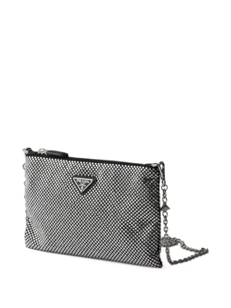 Body Prada cu tepi argintiu