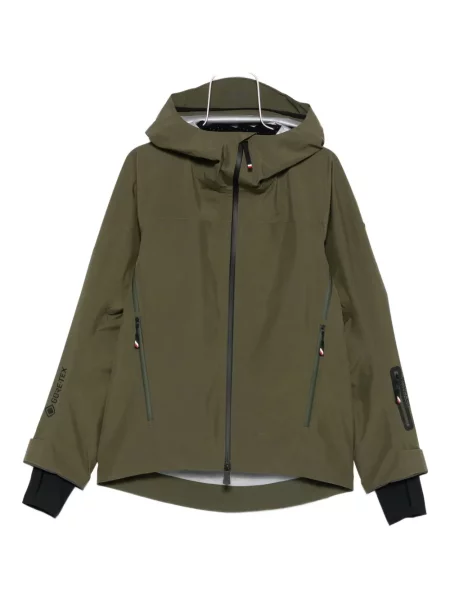 Bunda Moncler Grenoble s kapucí zelená