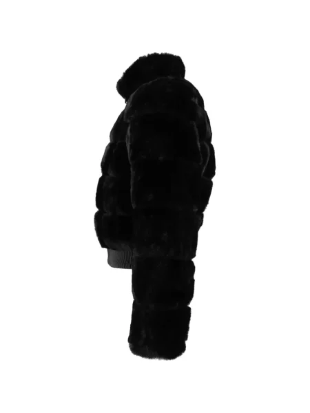 Geacă bomber Michael Kors cu blană negru