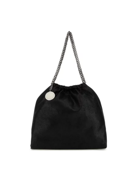 Torebka Stella Mccartney ze sznurkiem czarna