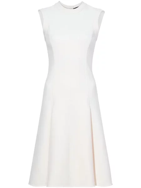 Rochie Proenza Schouler plisată de costum alb