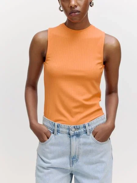 EDITED Top Naela' portocaliu