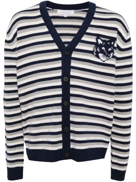 Cardigan Maison Kitsune albastru