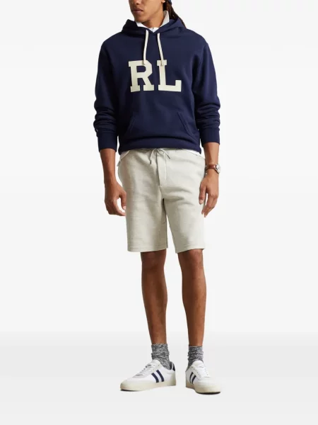 Curea Polo Ralph Lauren tricotate cu autograf cu șireturi albastru